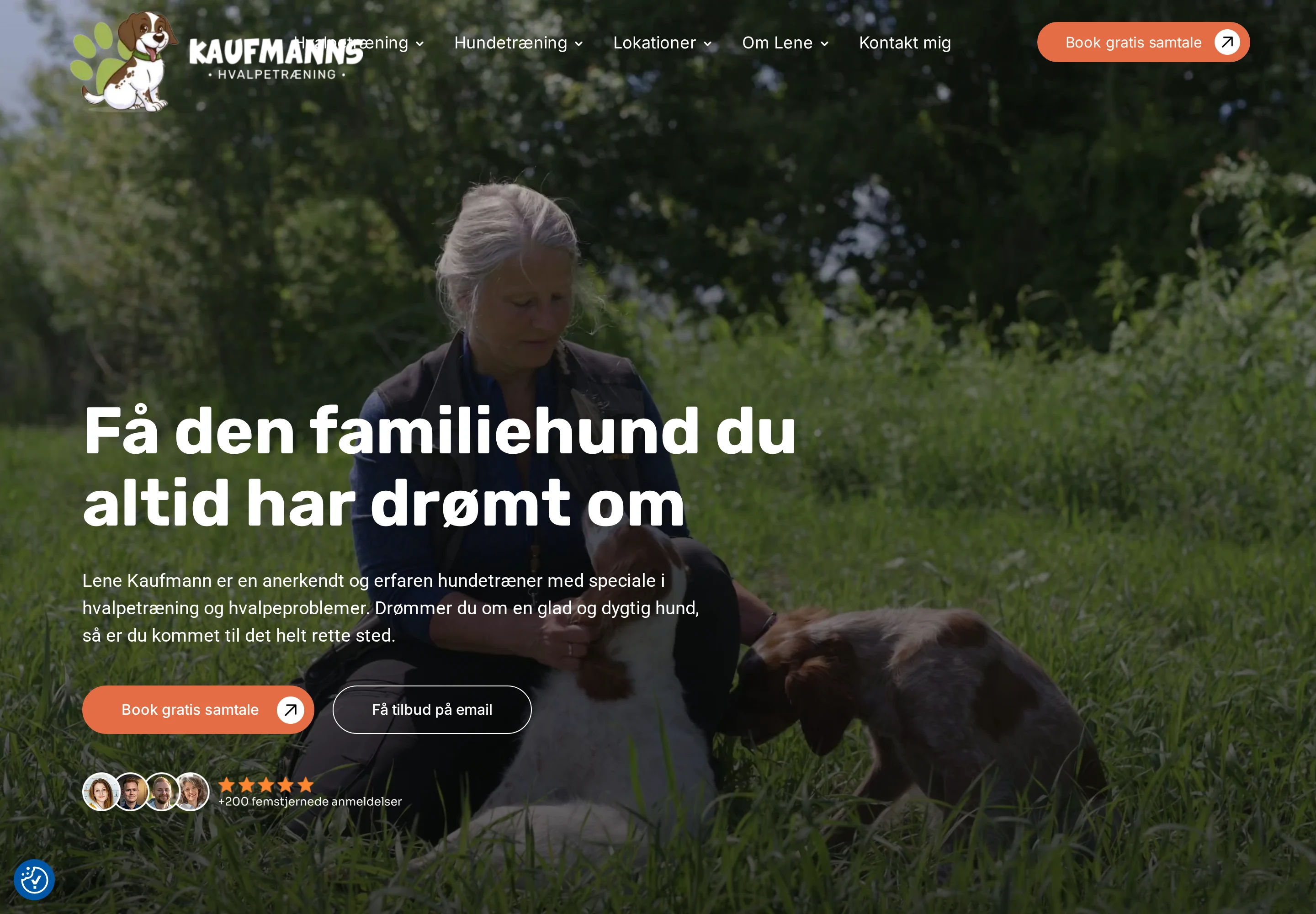Kaufmanns Hvalpetræning — hjemmeside