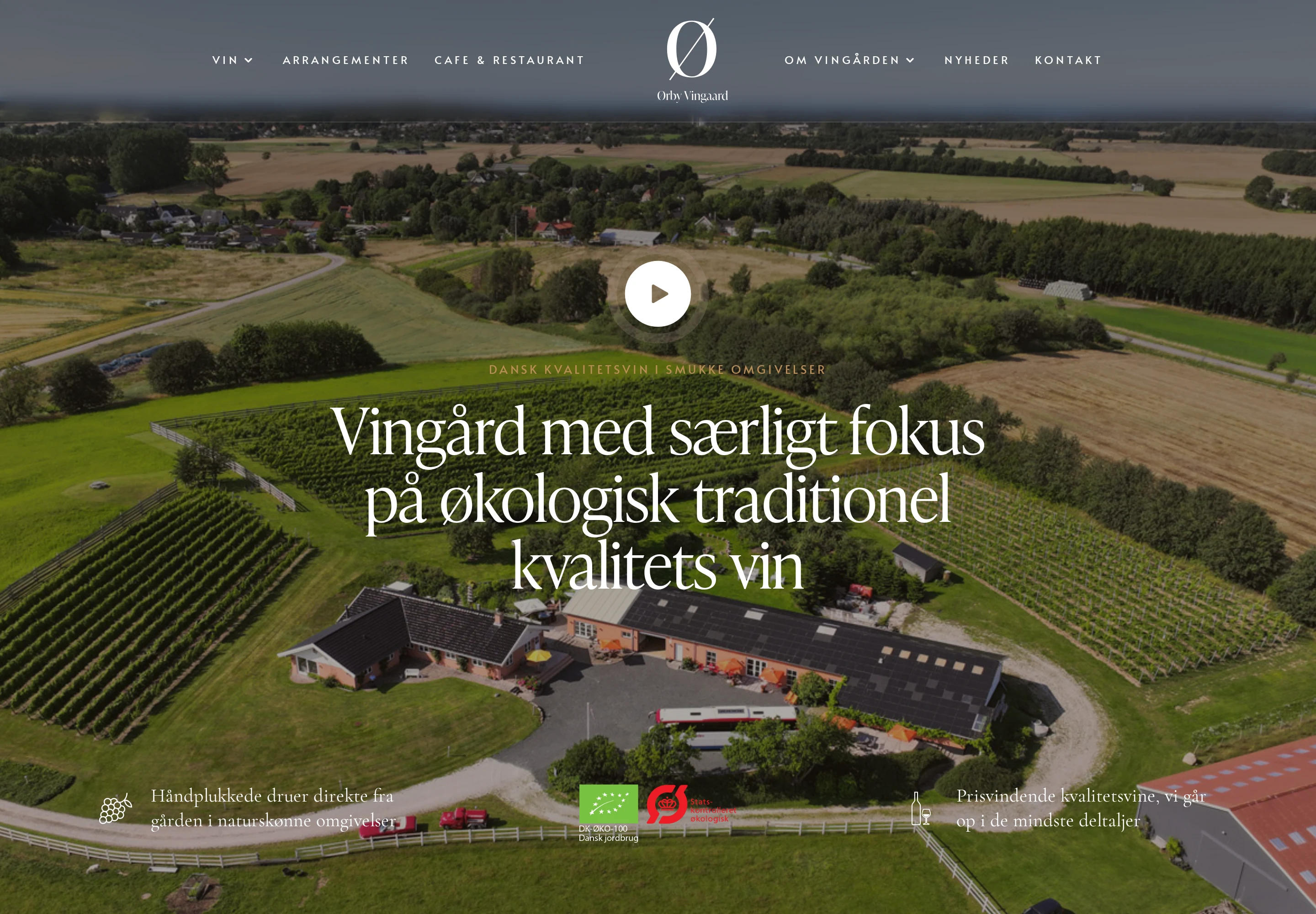 Ørby Vingård — hjemmeside