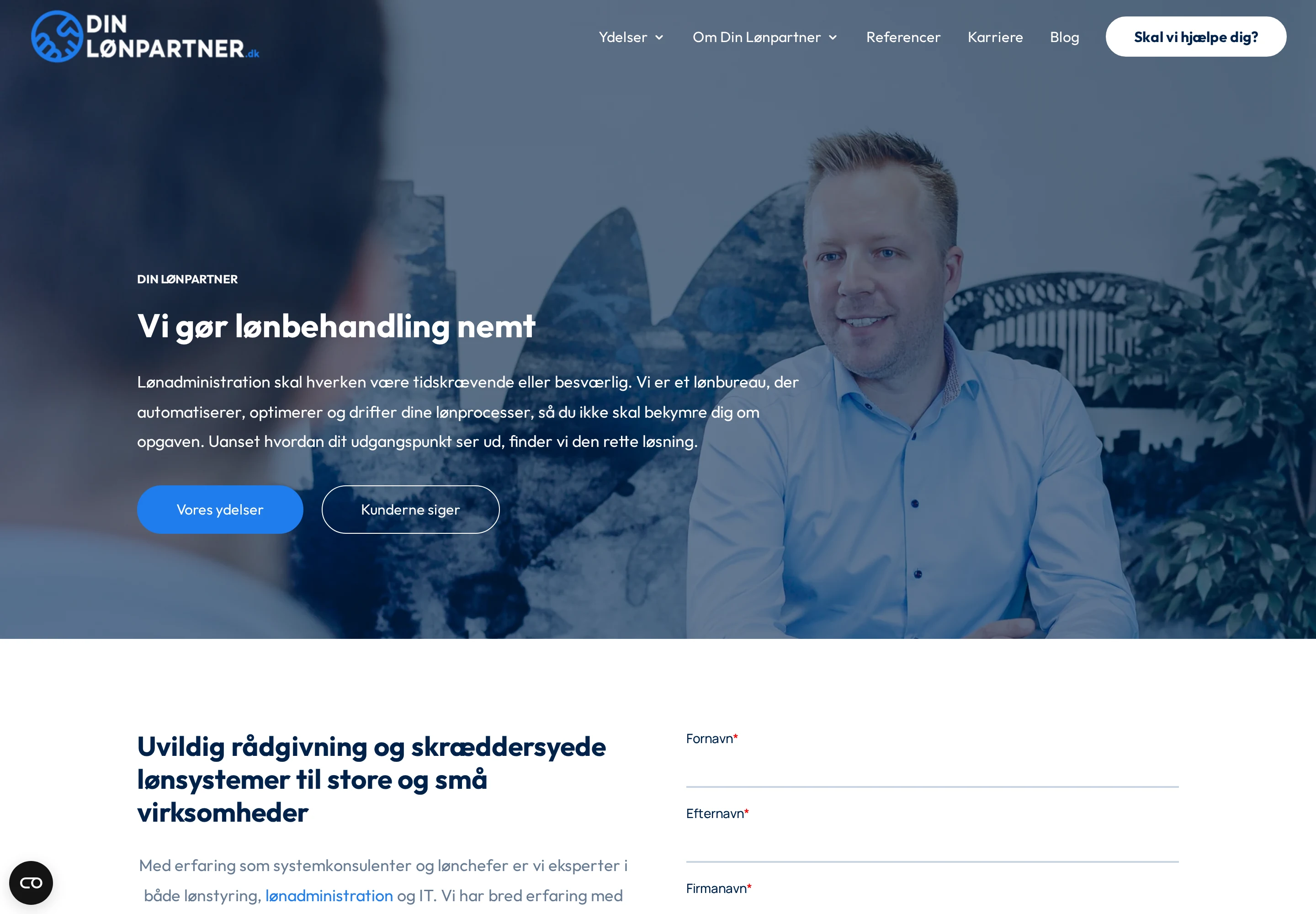DinLønpartner — hjemmeside